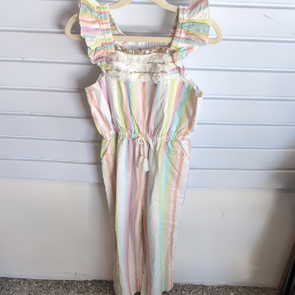 Colorful Striped Kids Jumpsuit